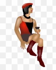 Transgender Queer Transvestite - Transvestite Clipart Emoji,Bisexual Flag Emoji