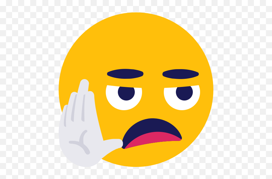 Blah Emoji Stop Icon - Clip Art,Vulgar Emojis