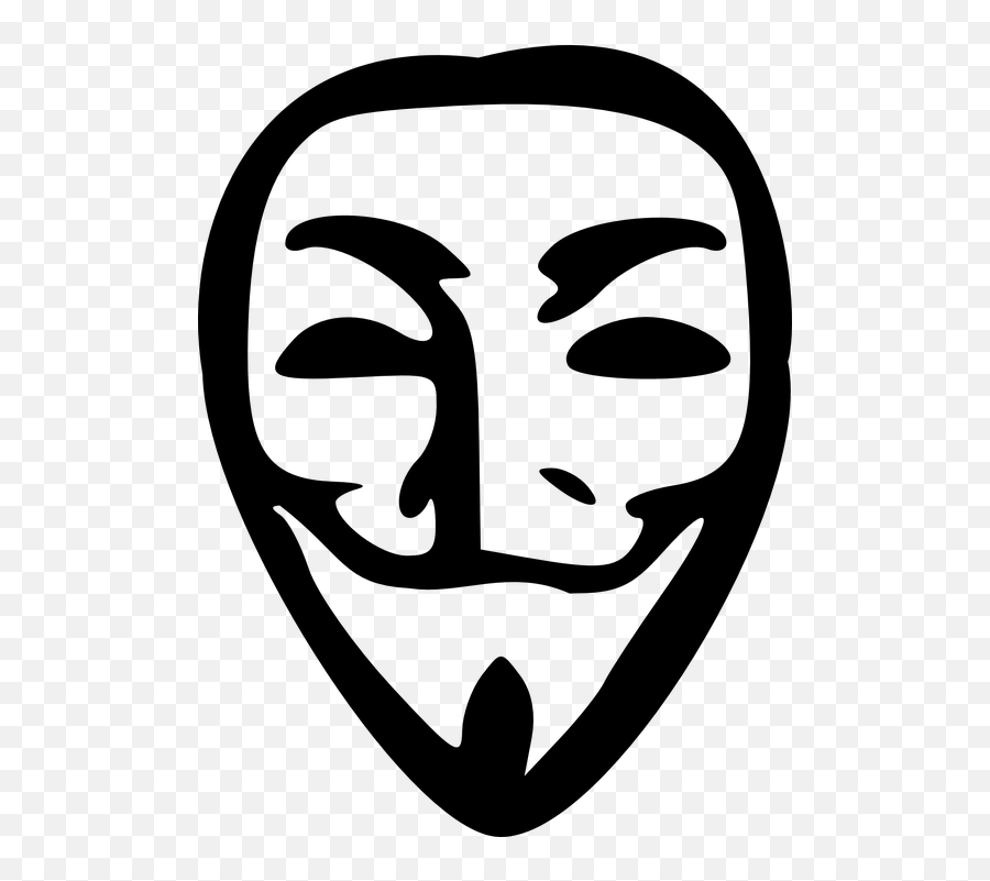 Anonymous Mask Pictures Images For Free - Anonymous Slack Emoji,Upside Down Smiley Emoji