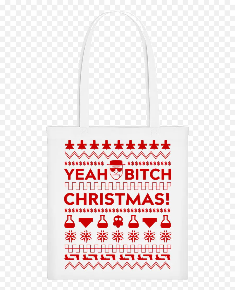 Yeah Bitch Christmas Carrier Bag - For Teen Emoji,Emoji Tote Bag