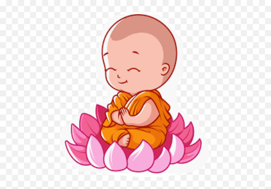 Monk Buddha Sticker - Buddha Kid Emoji,Monk Emoji