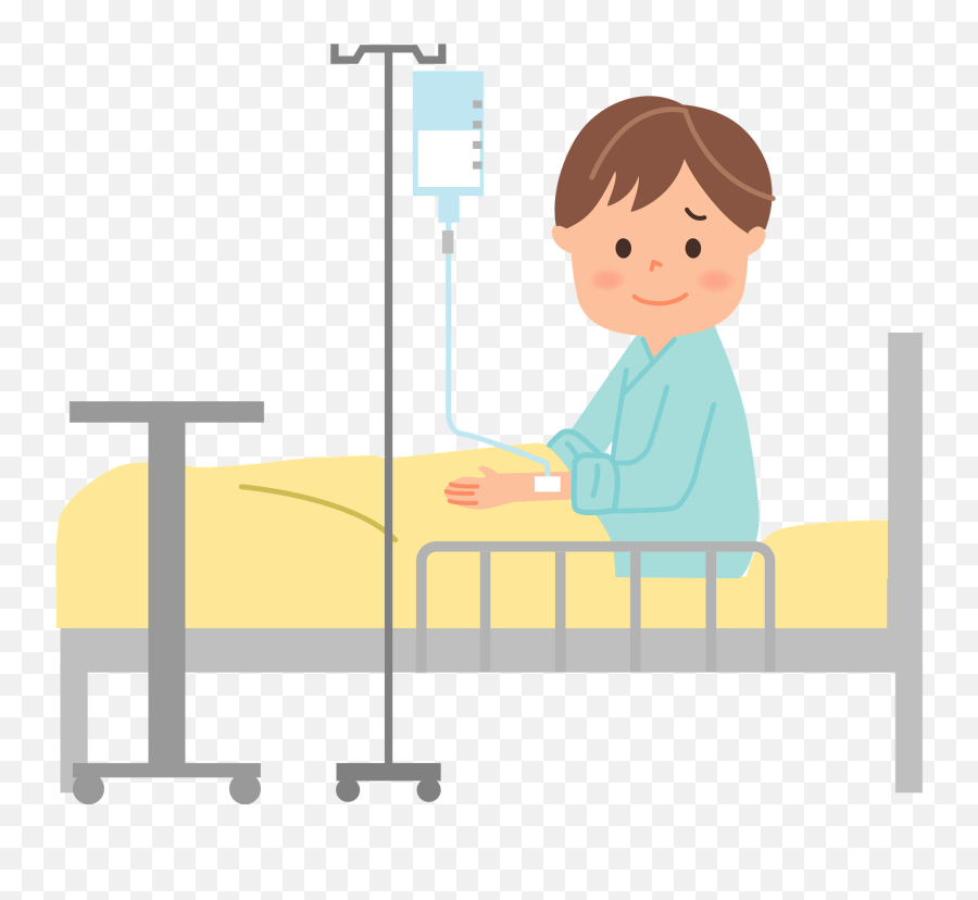 Patient On Intravenous Therapy Clipart Free Download - Patient Clipart Emoji,Wheeze Emoji