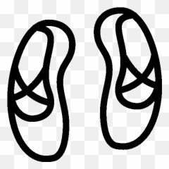 Cinema Ballet Shoes Icon - Ballerina Shoes Clipart Black And White Emoji,Ballet Shoe Emoji
