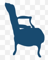 Low Armchair Silhouette Vector Image - Emoji