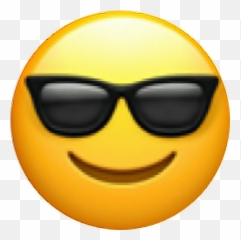 Cool Emoji Sunglasses Relax Chill Like Life Summer Free - Smiley
