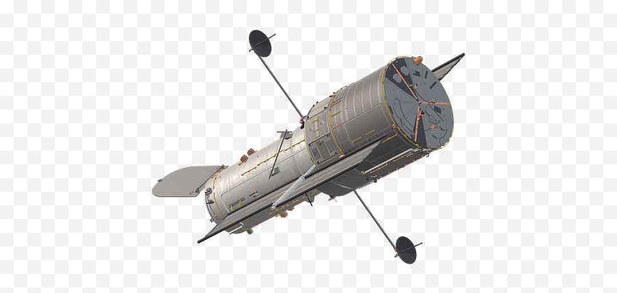 Space Telescope Large - Telescópio Hubble Fundo Transparente Emoji,Space Shuttle Emoji