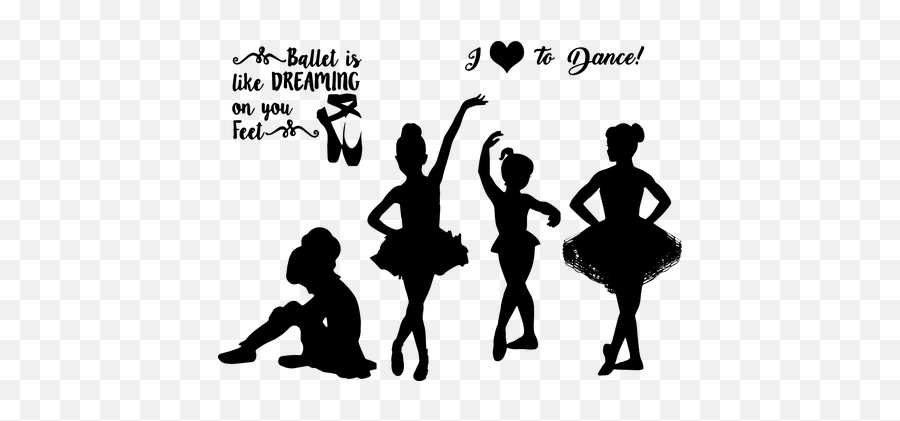 Free Ballet Dance Illustrations - Girl Ballet Silhouette Emoji,Ballerina Emoji