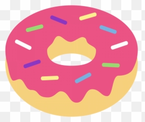 Food Emojis - Transparent Background Donut Clipart,Current Emoji Shirts