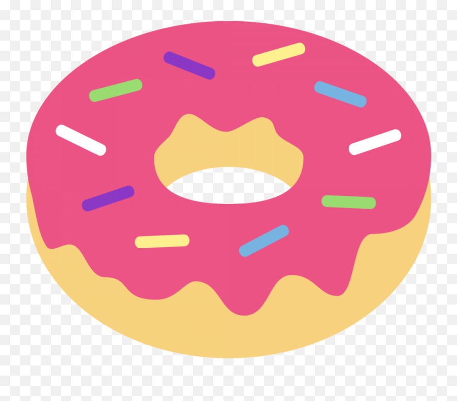 Food Emojis - Transparent Background Donut Clipart,Current Emoji Shirts