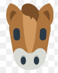 Horse Face Emoji For Facebook Email Sms - Emoji Horse Face On Emojione,Horse Emoji