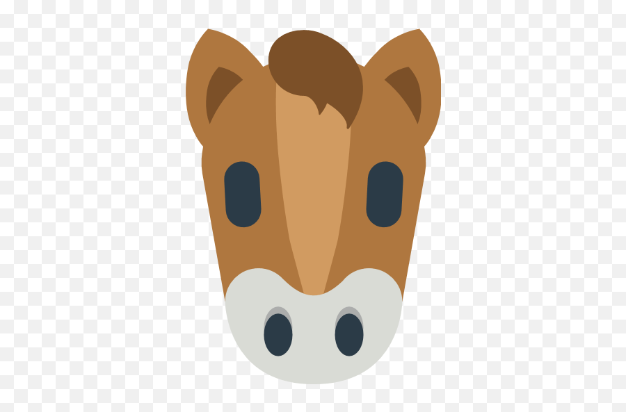 Horse Face Emoji For Facebook Email Sms - Emoji Horse Face On Emojione,Horse Emoji