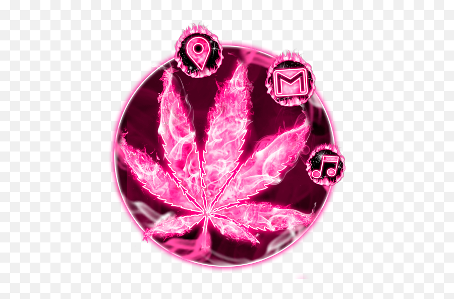 Pink Smoky Fire Rasta Weed Themes Hd - Pink Smokey Fire Weed Emoji,Rasta Emoji