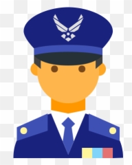 Air Force Commander Male Icon - Government Officer Icon Png Emoji,Air Force 1 Emoji