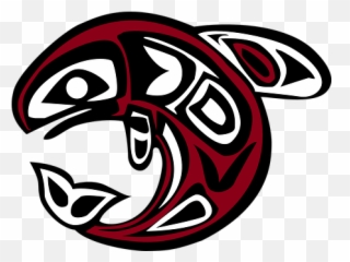 American Indian Native - First Nation Art Salmon Emoji