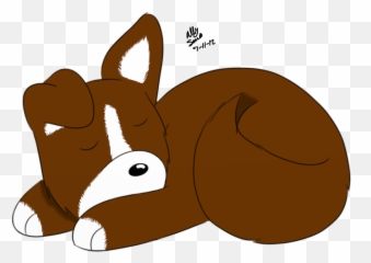 Jul 11 - Sad Puppy Cartoon Png Clipart Full Size Transparent Sleeping Dog Emoji