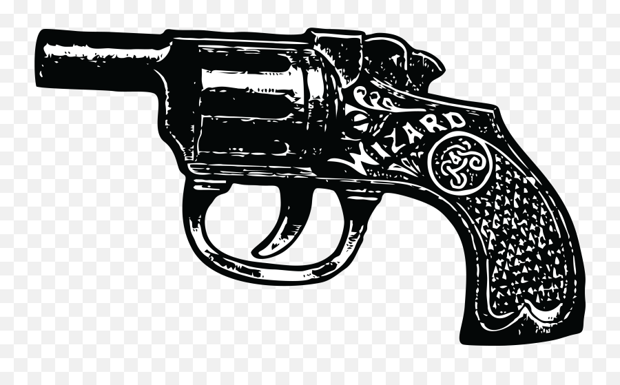 690 Pistol Free Clipart - Gun Drawing Png Emoji,Weapon Emoji