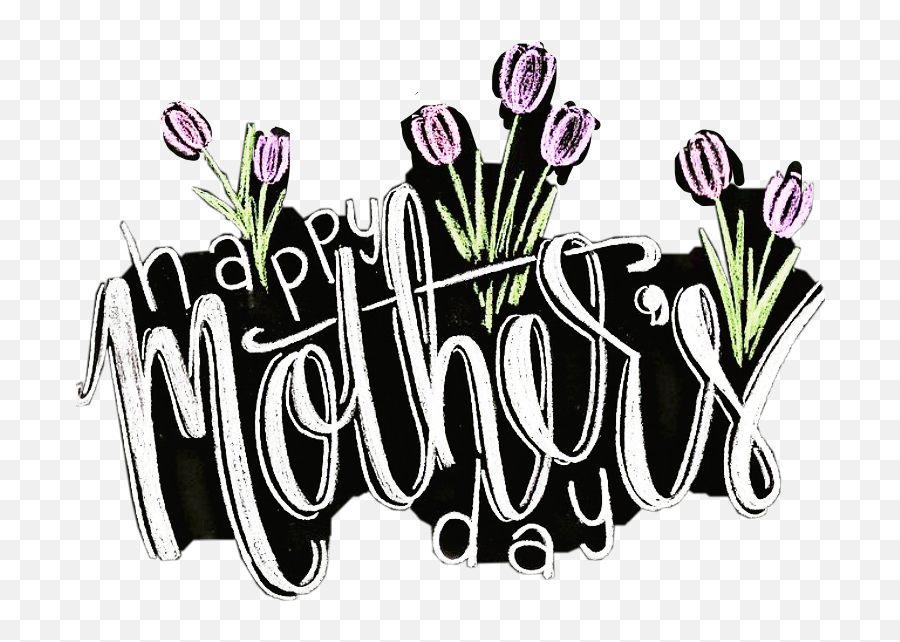 Happymothersday Chalk Chalkboard Chalkboardart Freetoed - Happy Mother Day En Tiza Emoji,Chalk Emoji
