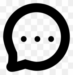 Speech Bubble With Dots Svg Png Icon Free Download 24031 - Thinking Emoji
