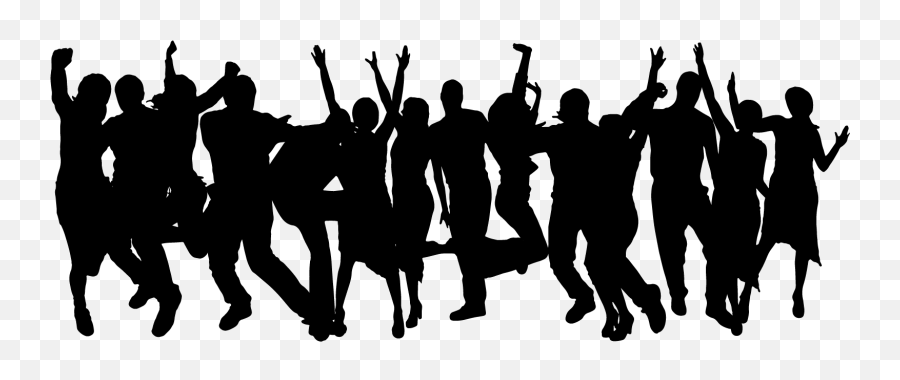 Dancer Clipart Group Dance Dancer Group Dance Transparent - People Dance Silhouette Emoji,Dancing Bunny Emoji