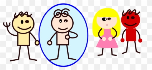 Male And Female Colorful Doodles - She Pronoun Clipart Emoji,Hugging Emoji