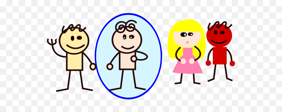 Male And Female Colorful Doodles - She Pronoun Clipart Emoji,Hugging Emoji