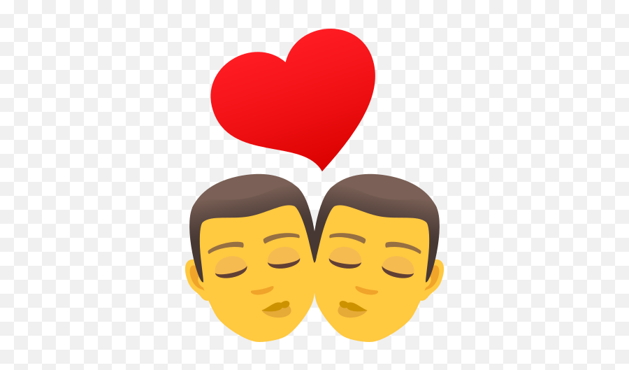 Emoji Beso Hombre Hombre Copiarpegar Wprock - Love,Emojis Corazon