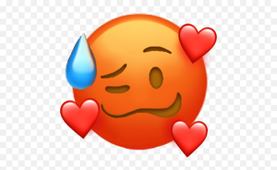 Emojiplus - Happy Emoji,Orange Heart Emoji