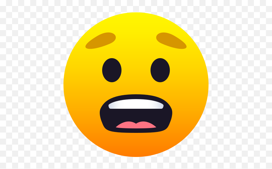 Emoji Anxious Face To Copy Paste - Carita Guiñando El Ojo,Fear Emoji