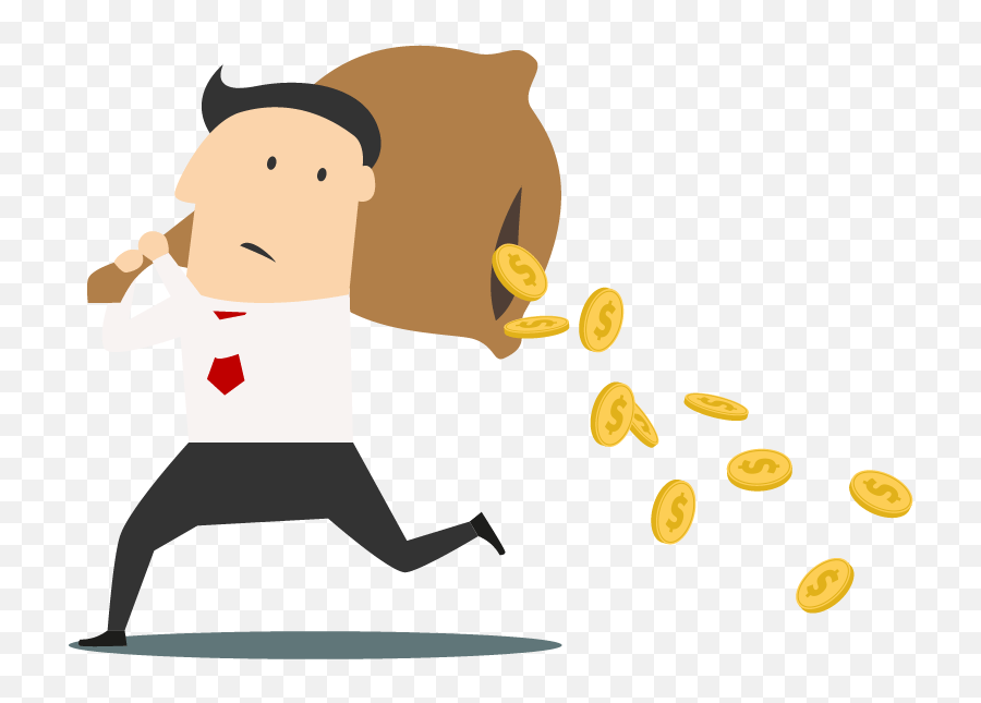 Clipart Money Cartoon Clipart Money Cartoon Transparent - Losing Money Clipart Emoji,Emoji Show Me The Money
