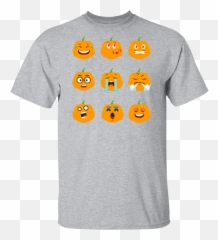 Funny Halloween Fall Thanksgiving Pumpkin Emoji Shirt - Dude Just Wrong