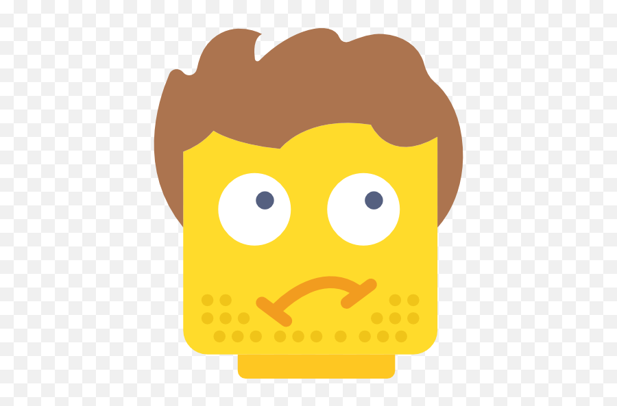 Lego Dirty Grubby Emoticon Beard Interface Icon - Coma Emoji,Emoji Dirty