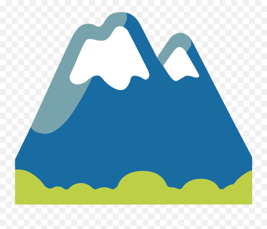 Emoji U1f3d4 - Emoji Png Mountain Emoji,Sky Emoji