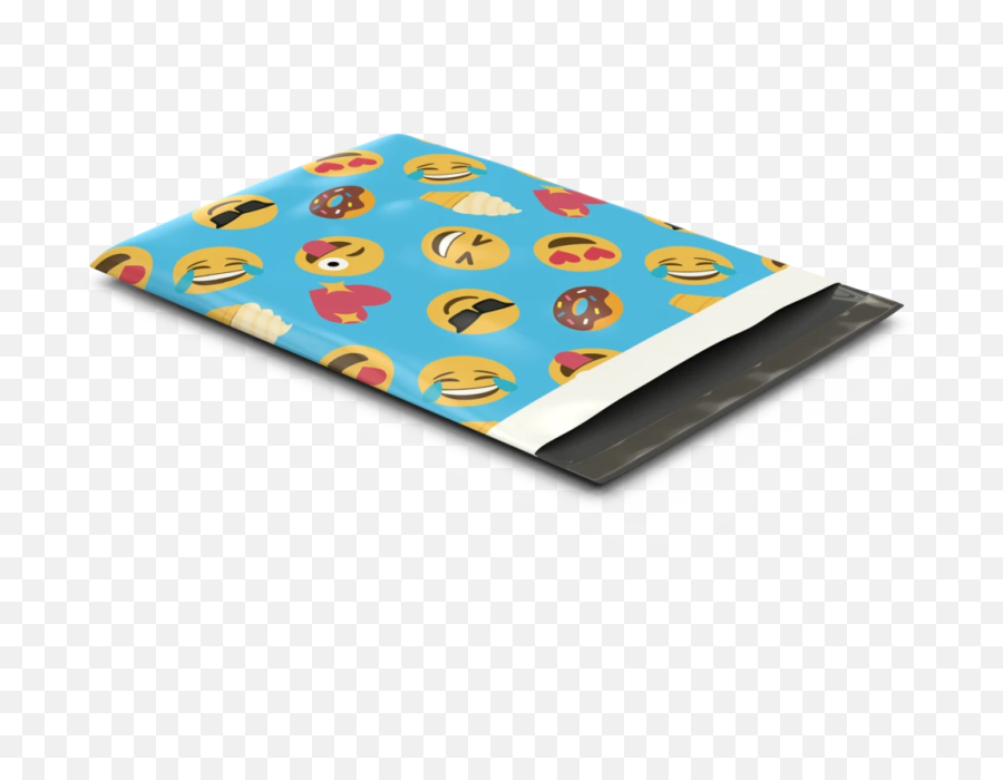 10x13 Emoji Fun Designer Poly Mailers Shipping Envelopes Premium Printed Bags - Illustration,Emoji Designer