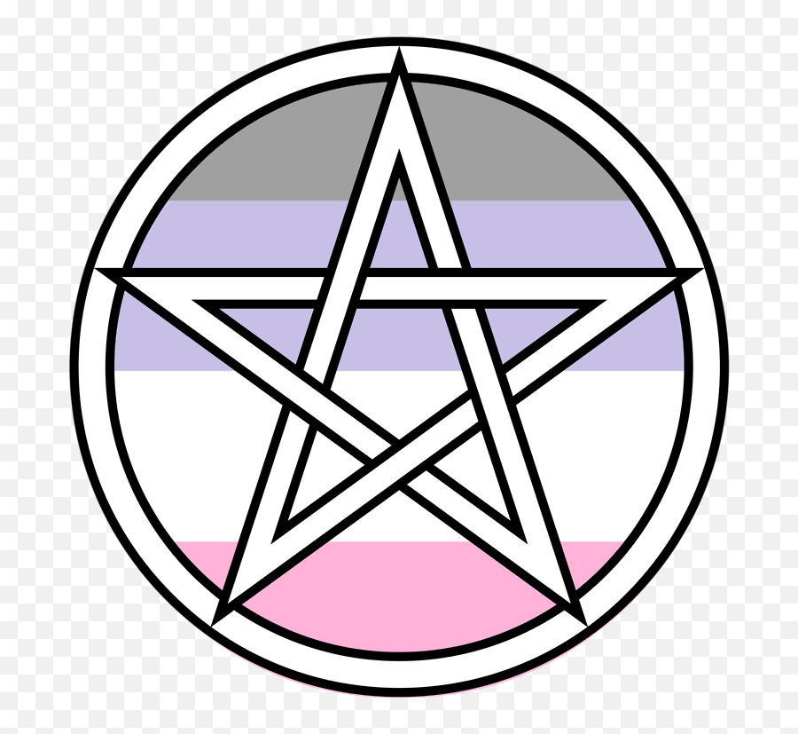 Pentagram Pentacle Lgbt Asexual - Pentagram Png Transparent Free Emoji,Pentacle Emoji