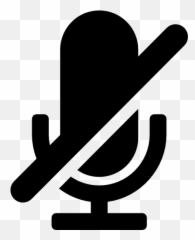 Mute Microphone Icons - Emoji