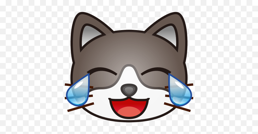 Cat Face With Tears Of Joy Emoji For - Pouting Cat Emoji,Tear Of Joy Emoji