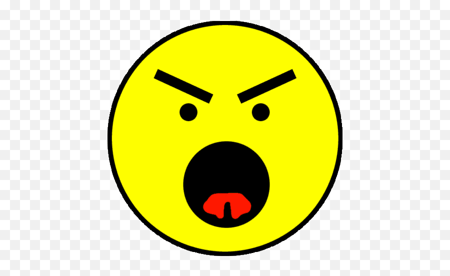 Funny Signs - Angry Faces Clip Art Emoji,Roflmao Emoticon