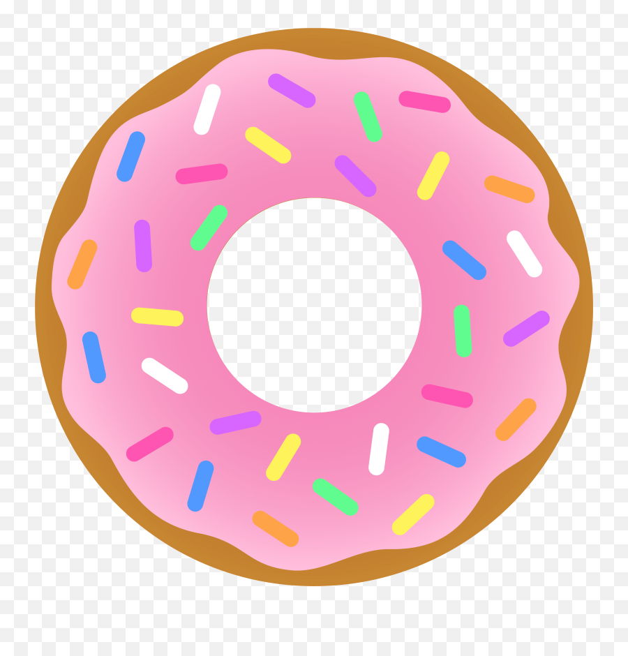 Donut Clipart Transparent Background - Donuts Png Emoji,Emoji Donuts