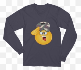 Unisex Soldier Saluting Emoji Long