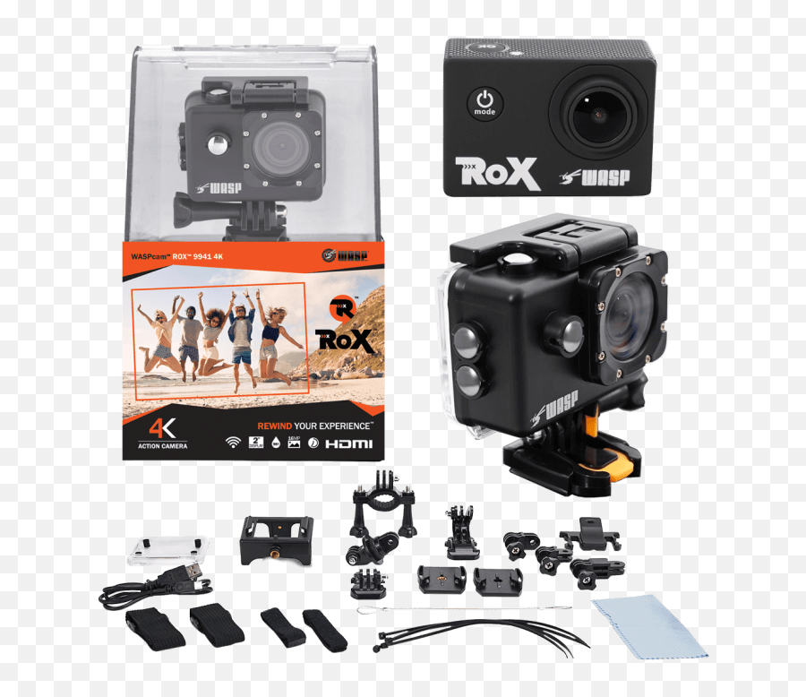 Waspcam Rox Series 4k Ultra Hd Action - Xtremepro Camera Emoji,Emoji Camera Maker
