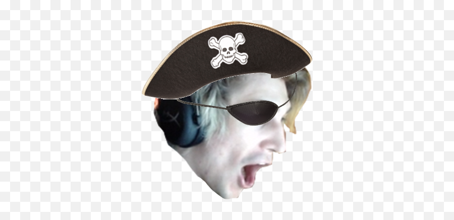 Xqcow - Costume Hat Emoji,Pirate Hat Emoji