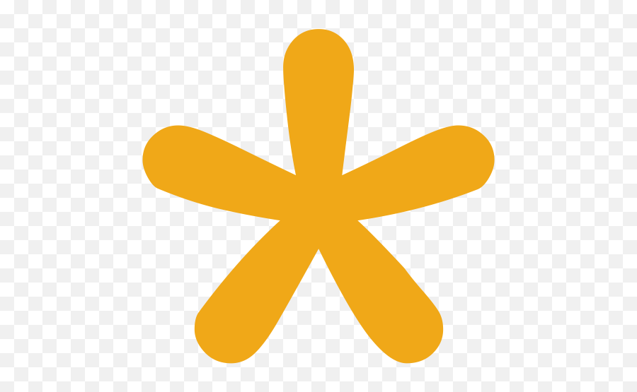 Asterix Icon At Getdrawings - Orange Asterisk Sign Transparent Emoji,Lifeguard Emoji