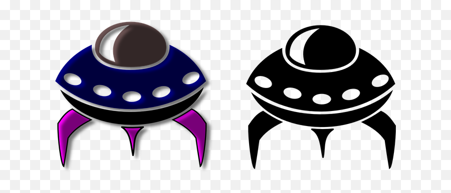 Free Ufo Alien Vectors - Spaceship Vector Emoji,Spaceship Emoji