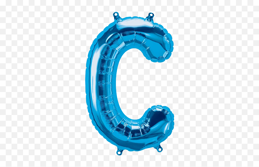 Blue Letter C Balloon - Blue Balloon Letter C Emoji,C: Emoji