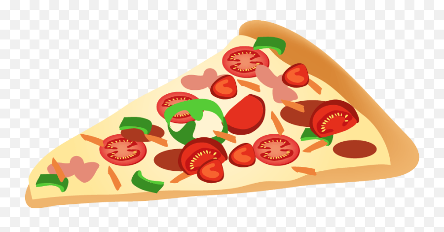 Transparent Background Pizza Slice Png - Slice Of Pizza Clipart Emoji,Pizza Slice Emoji