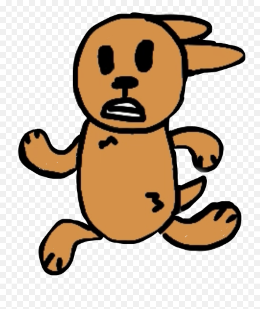 Running Dog Cartoon - Clip Art Emoji,Bye Dog Emoji