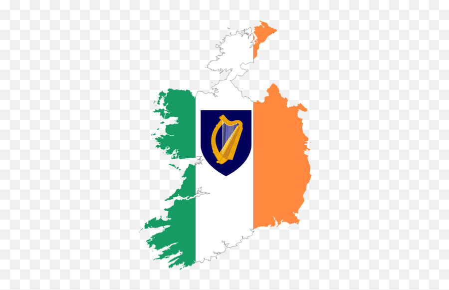 Republic Of Ireland - Ireland Flag With Coat Of Arms Emoji,North Korean Flag Emoji