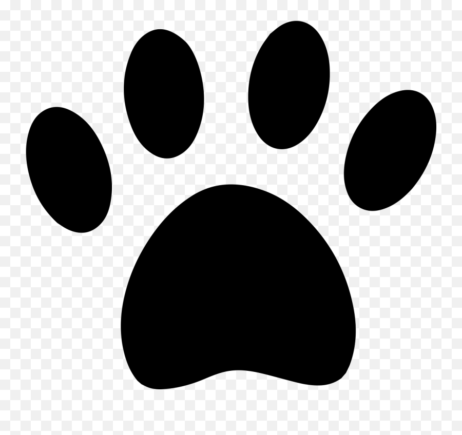 Single Paw Emoji - Transparent Background Cat Paw Png,Emoji Dictionary Snapchat