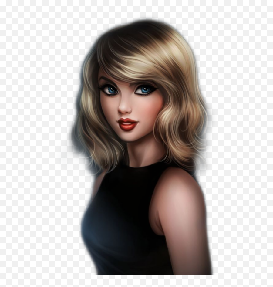 Download Taylorswift Png Fanart Cute Sticker - Happy Taylor Swift Digital Art Emoji,Happy Birthday Emoji Song