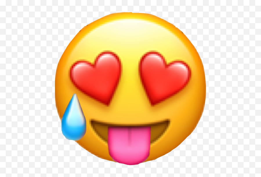 Emoji Heartemoji Sweating Sticker - Emojis Iphone X Png,Sweating Emoji